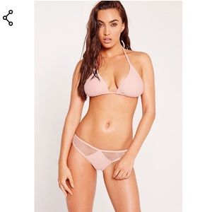 NWT Missguided Fishnet Swim Bottoms